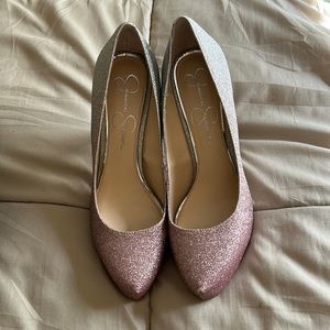 Jessica Simpson Glitter Stilettos